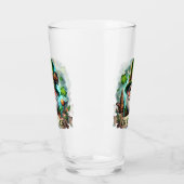 Kiss me Ik ben Ierse St. Patricks Day Glas (Links)