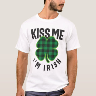 Kiss me Ik ben Ierse St. Patricks Day T-shirt