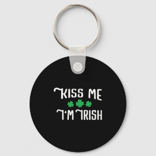 Kiss me Ik ben Irish Funny St Patrick's Day Sleutelhanger
