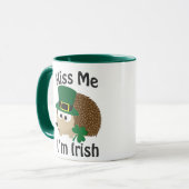 Kiss Me Ik ben Irish Hedegel Mok (Voorkant links)