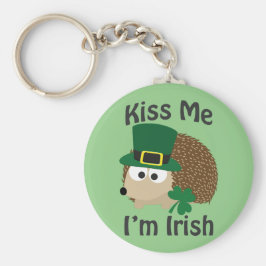 Kiss Me Ik ben Irish Hedegel Sleutelhanger