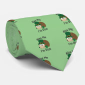 Kiss Me Ik ben Irish Hedegel Stropdas (Opgerold)