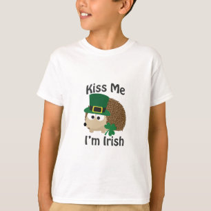 Kiss Me Ik ben Irish Hedegel T-shirt
