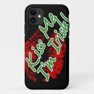 Kiss me Ik ben Irish Lips Hoesje-mate iPhone 5 hoe 11 Hoesje