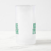 Kiss Me Ik ben Irish Little Leprechaun Matglas Bierpul (Center)