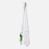 Kiss me, ik ben Irish Mooning Leprechaun Necktie Stropdas (Achterkant)