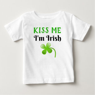 Kiss me Ik ben Irish St. Patrick's Day Green