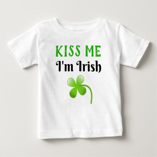 Kiss me Ik ben Irish St. Patrick's Day Green (Voorkant)
