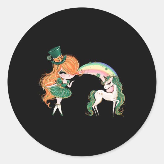 Kiss me Ik ben Irish Sticker (Voorkant)