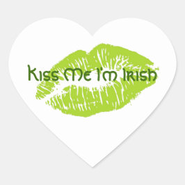 Kiss me Ik ben Irish Sticker