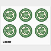 Kiss me Ik ben Irish Sticker (Vel)