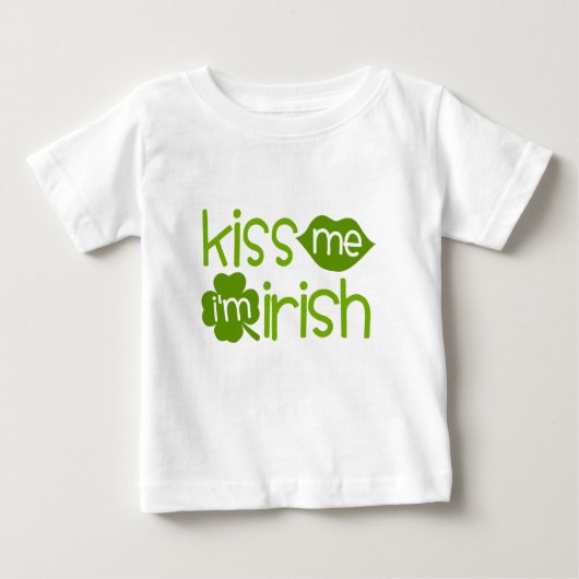 Kiss me Ik ben Irish Toddler T-shirt (Voorkant)