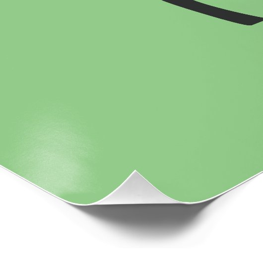 Kiss me Ik ben Irish Yeti Perfect Poster (Hoek)