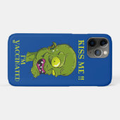 "KISS ME, IK BEN VACCINATED" grappig Case-Mate iPhone Case (Achterkant (horizontaal))