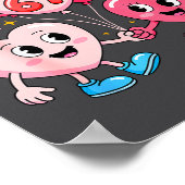 Kiss Me I'm 67 Funny Cute Six Seven Meme 6-7 Valen Poster (Hoek)