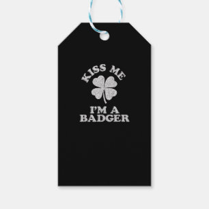 Kiss Me I'm A Badger beroemd gemaakt door Demonym Cadeaulabel