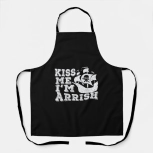 Kiss Me I'm Arrish Pirate Ship Drink St Patrick Schort