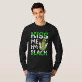 Kiss Me Im Black Irish T-shirt (Voorkant volledig)