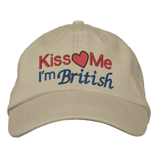 Kiss Me I'm British beroemd gemaakt door SRF Pet (Voorkant)