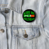 Kiss me Im Drunkish Ronde Button 5,7 Cm (In situ)