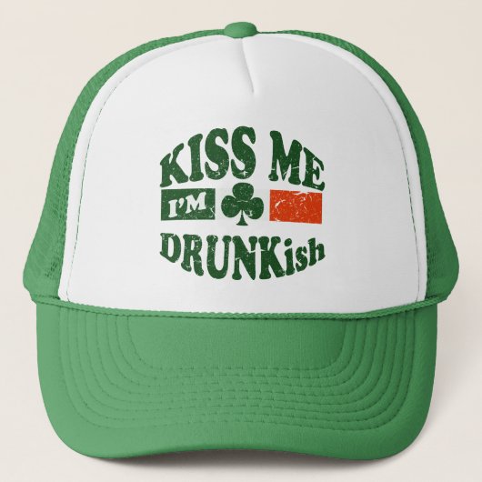 Kiss me Im Drunkish Trucker Pet (Voorkant)