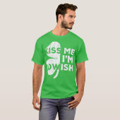 Kiss Me Im Iowish  Saint Patrick Day Gift T-shirt (Voorkant volledig)