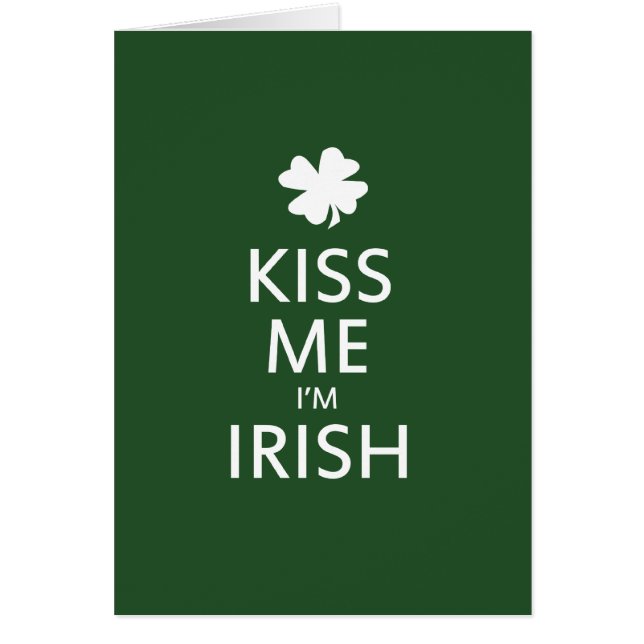 Kiss me Im Irish (Voorkant)