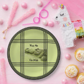 Kiss Me I'm Irish beroemd gemaakt door Green Gator Papieren Bordje (Feest)