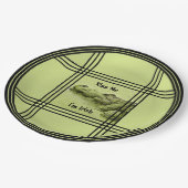 Kiss Me I'm Irish beroemd gemaakt door Green Gator Papieren Bordje (Gekanteld)