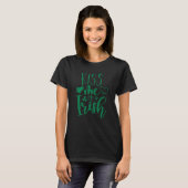 Kiss Me I'm Irish C Shamrock T-shirt (Voorkant volledig)