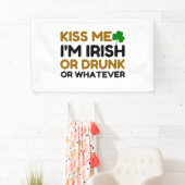 KISS ME I'M IRISH DRUNK OR WHATEVER COUPLE SPANDOEK (Insitu)