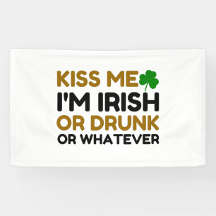 KISS ME I'M IRISH DRUNK OR WHATEVER COUPLE SPANDOEK