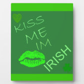 Kiss me Im Irish Fotoplaat (Voorkant)
