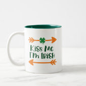 Kiss Me I'm Irish: Funny Paddy's Day Drink Mok (Links)