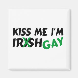 Kiss me Im Irish Gay Magneet