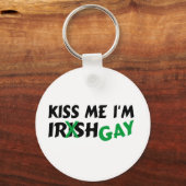 Kiss me Im Irish Gay Sleutelhanger (Voorkant)