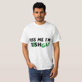 Kiss me Im Irish Gay T-shirt (Voorkant volledig)
