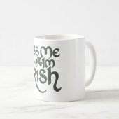 Kiss me Im Irish Koffiemok (Voorkant rechts)