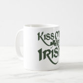 Kiss me Im Irish Koffiemok (Voorkant links)