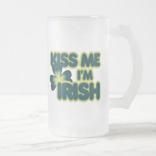 Kiss me Im Irish Matglas Bierpul