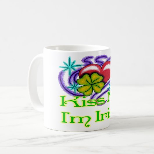 Kiss me Im Irish Mok (Voorkant links)