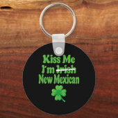 Kiss Me Im Irish New Mexican Sleutelhanger (Voorkant)