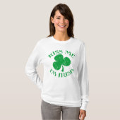 Kiss me Im Irish Shirt (Voorkant volledig)