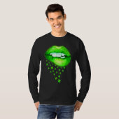 Kiss Me I'm Irish St Patricks Day  2 T-shirt (Voorkant volledig)