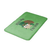 Kiss me Im Irish St Patricks Day Hedégel Badmat (Gekanteld)