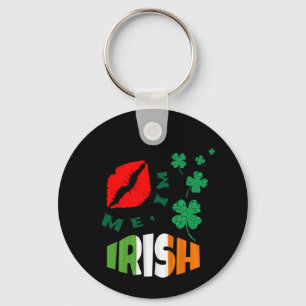 Kiss Me, I'm Irish St Patrick's Day is een Ierse f Sleutelhanger