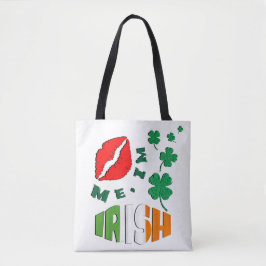 Kiss Me, I'm Irish St Patrick's Day is een Ierse f Tote Bag