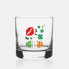 Kiss Me, I'm Irish St Patrick's Day is een Ierse f Whisky Glas