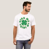 Kiss me Im Irish T-shirt (Voorkant volledig)