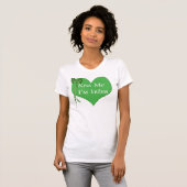 Kiss me Im Irish T-shirt (Voorkant volledig)